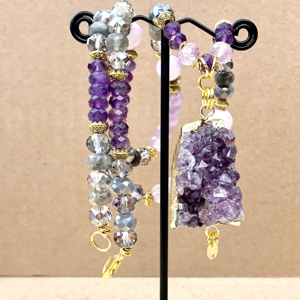 Amethyst, Labradorite, Morganite, Jade & Crystals - Picture 2 of 7